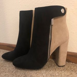 Mid ankle high booties